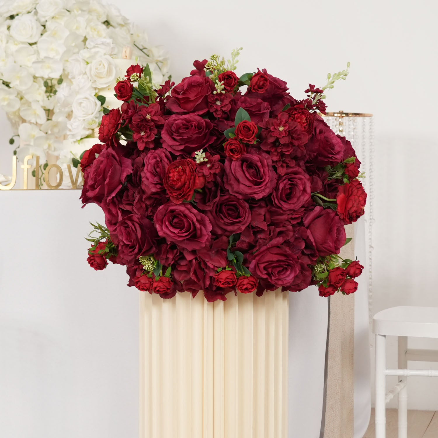 Uflower 50cm Wedding Table Centerpieces Flower Ball
